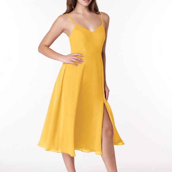 NWT AZAZIE bridesmaid Dress with adjustable straps - Picture 8 of 9